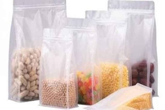 پاکت باکس پوچ (سه طرف گاست) شفاف مات 27*18